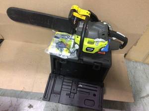 Ryobi 20 in. 50 cc 2-Cycle Gas Chainsaw with Heavy-Duty Casesee pictures