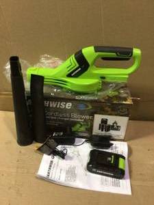 Earthwise Cordless Leaf Blower see pictures