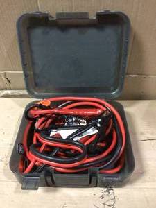 lot 50 image: Husky 20 ft. 4-Gauge Booster Cables