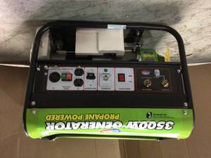 lot 106 image: All Power 2800-Watt Recoil Start Propane Powered Portable Generator with Jiang Dong Engine see pictures