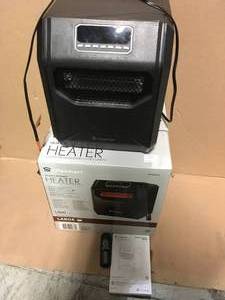 1,500-Watt Electric 6-Element Large Room Infrared Bulb Space Heater with Remote by Lifesmart