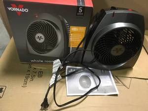 VH200 1500-Watt Electric Portable Space Heater, Whole Room Vortex Heat Circulation, Charcoal