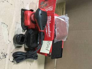 3 Amp 14 Sheet Corded Palm Sander by Milwaukee  USED