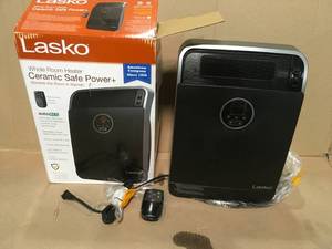 Safe Power 1500-Watt Electric Ceramic Space Heater with Digital Display And Remote Control by Lasko