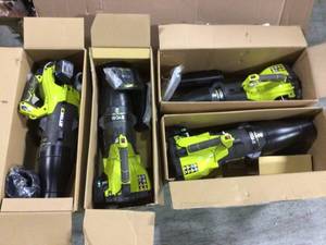 Lot of Ryobi Blowers see pictures