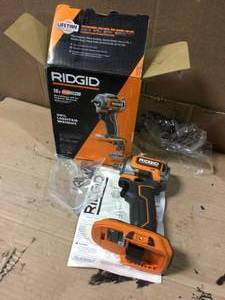 Ridgid 18V SubCompact Lithium-Ion Cordless Brushless 38 in. Impact Wrench (Tool Only) see pictures