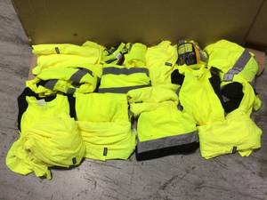 Assorted Unisex Medium Hi-Visibility Yellow  Shirt lot see pictures