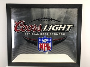 Coors Light Mirrored Sign