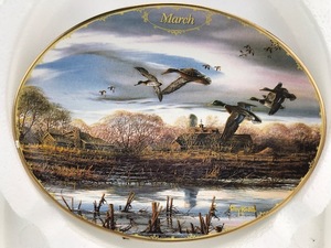 Terry Redlin - March - Collectors Plate - Certificate of Authenticity