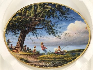 Terry Redlin - May - Collectors Plate - Certificate of Authenticity