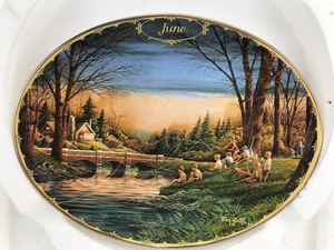 Terry Redlin - June - Collectors Plate - Certificate of Authenticity