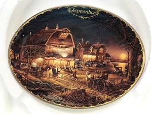 Terry Redlin - September - Collectors Plate - Certificate of Authenticity