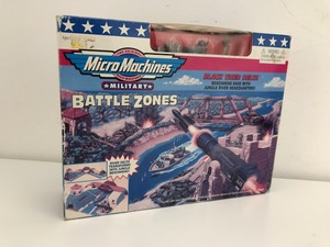Vintage Micro Machines Battle Zones Black Tiger Delta Collectors Toy