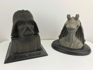 Darth Vader & Jar Jar Binks Collector Heads