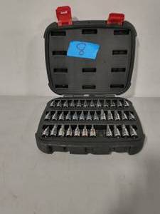 lot 8 image: HUSKY 38 in. Drive Master Bit Socket Set (37-Piece)