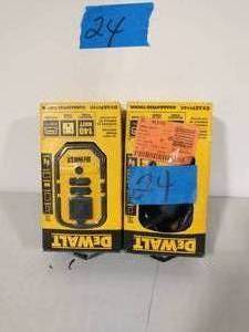 lot 24 image: 2 DEWALT 140-Watt Power Inverter with Dual USB Ports