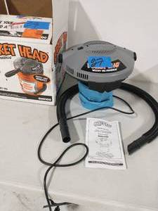lot 27 image: BCUKET HEAD 5 Gal. 1.75-Peak HP WetDry Shop Vacuum Powerhead