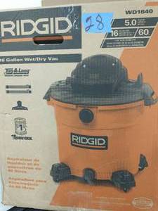 lot 28 image: RIDGID 16 GAL WETWDRY VAC
