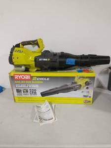lot 30 image: RYOBI 160 MPH 520 CFM 25cc Gas Jet Fan Blower