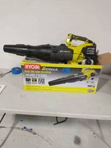 lot 31 image: RYOBI 160 MPH 520 CFM 25cc Gas Jet Fan Blower