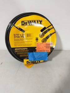 lot 50 image: DEWALT 516 in. x 25 ft. 3700 psi ReplacementExtension Hose