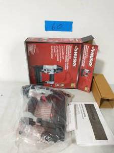 lot 60 image: HUSKY Pneumatic 2-in-1 18 Gauge 2 in. Brad Nailer and 14 in. Narrow Crown Stapler with Fasteners (400-Count)