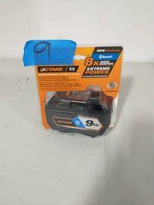 lot 9 image: Ridgid 18-Volt OCTANE Bluetooth 9.0 Ah Battery