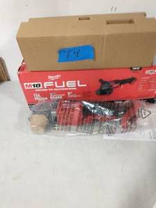 lot 74 image: MILWAUKEE M18 FUEL 18-Volt Lithium-Ion Brushless Cordless 4-12 in.6 in. Braking Grinder with Paddle Switch (Tool-Only)
