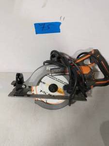 lot 75 image: RIDGID THRUCOOL 15 Amp 7-14 in. Worm Drive Circular Saw