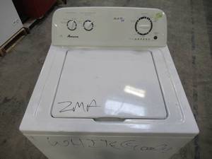 lot 209 image: Amana 3.5 cu. ft. Top Load Washer in White NTW4516FW