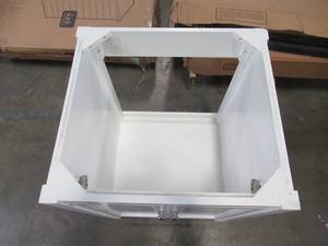 lot 213 image: Home Decorators Collection Haven 24 in. W Bath Vanity Cabinet Only in White TRWA2422