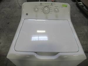 lot 222 image: GE 3.8 cu. ft. Top Load Washer in White GTW220ACKWW