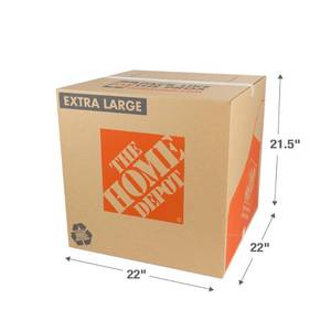 lot 400 image: Extra-Large Moving Box (25-Pack), 22 in. L x 22 in. W x 21-12 in. D