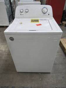 lot 252 image: Amana 3.5 cu. ft. Top Load Washer in White NTW4516FW