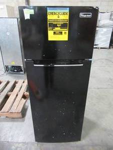 lot 300 image: Magic Chef 7.4 cu. ft. 2 Door Mini Fridge in Black MCDR740BE