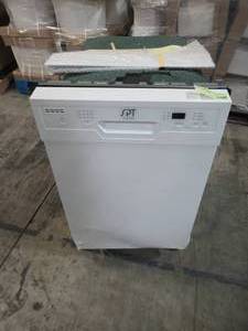 lot 313 image: SPT ENERGY STAR 18 in. Built-In Dishwasher w Heated Drying in White SD-9254W