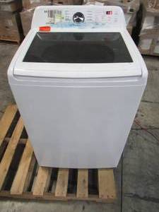 lot 315 image: Samsung 27 in. 4.5 cu. ft. Capacity White Top Load Washing Machine with Vibration Reduction Technology WA45T3200AW