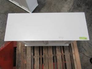 lot 320 image: Home Decorators Collection Hampton Harbor 35 in. Double Tilt-Out Hamper in White 2601320410