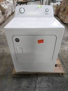 lot 329 image: Amana 6.5 cu. ft. Electric Dryer in White NED4655EW