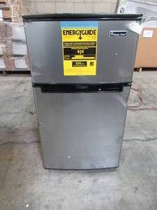 lot 332 image: Magic Chef 3.1 cu. ft. Mini Refrigerator in Stainless Look HMDR310SE