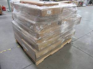 lot 419 image: WHOLESALE MIXED PALLET OF MISCELLANEOUS INDOOR FURNITURE