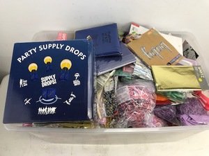 Bulk Party Supplies Bin