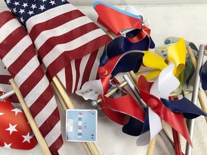 Bulk Decorative Flags Bin