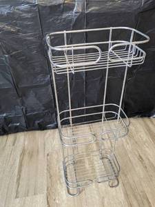 lot 315 image: Freestanding Metal Bathroom Organizer