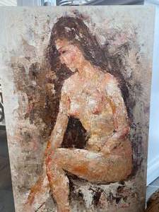lot 3 image: Edward Barton Original Oil on Canvas