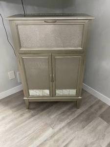 lot 44 image: Functional Wine Cabinet   This Item Matches Bedroom Set Lot# 5 & Vanity Lot# 43