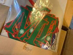 lot 47 image: Lot of Holiday Garage Door Magnets - see photos