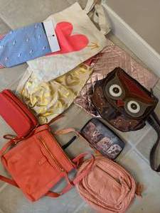 lot 429 image: Lot of Purses, Wallets & Pet Bandana