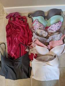 lot 436 image: Lot 36D Bras and Camisoles