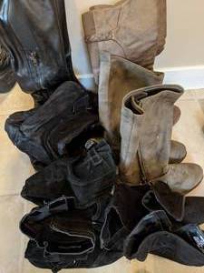 lot 408 image: Six Pairs of Womens Size 8 Tall Dressy Boots
